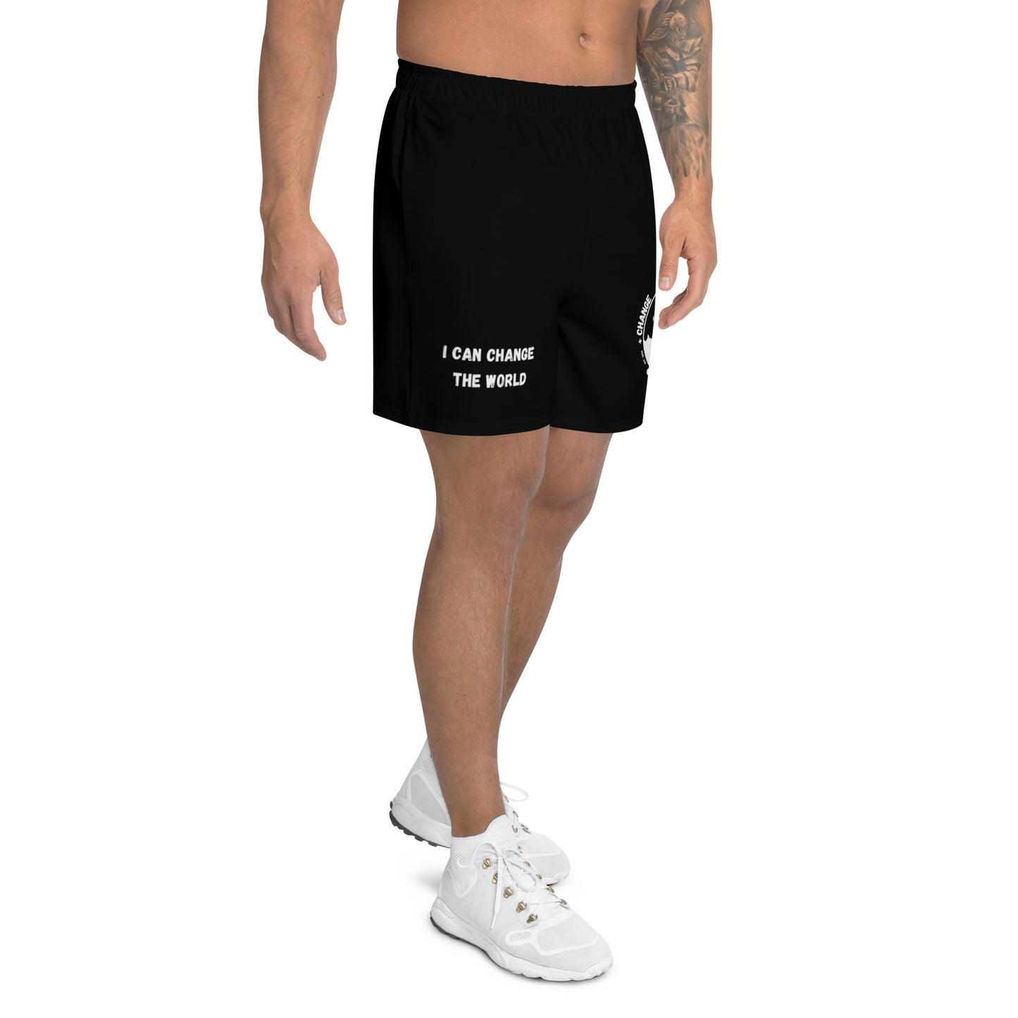I Can Change The World - Black Men's Recycled Athletic Shorts