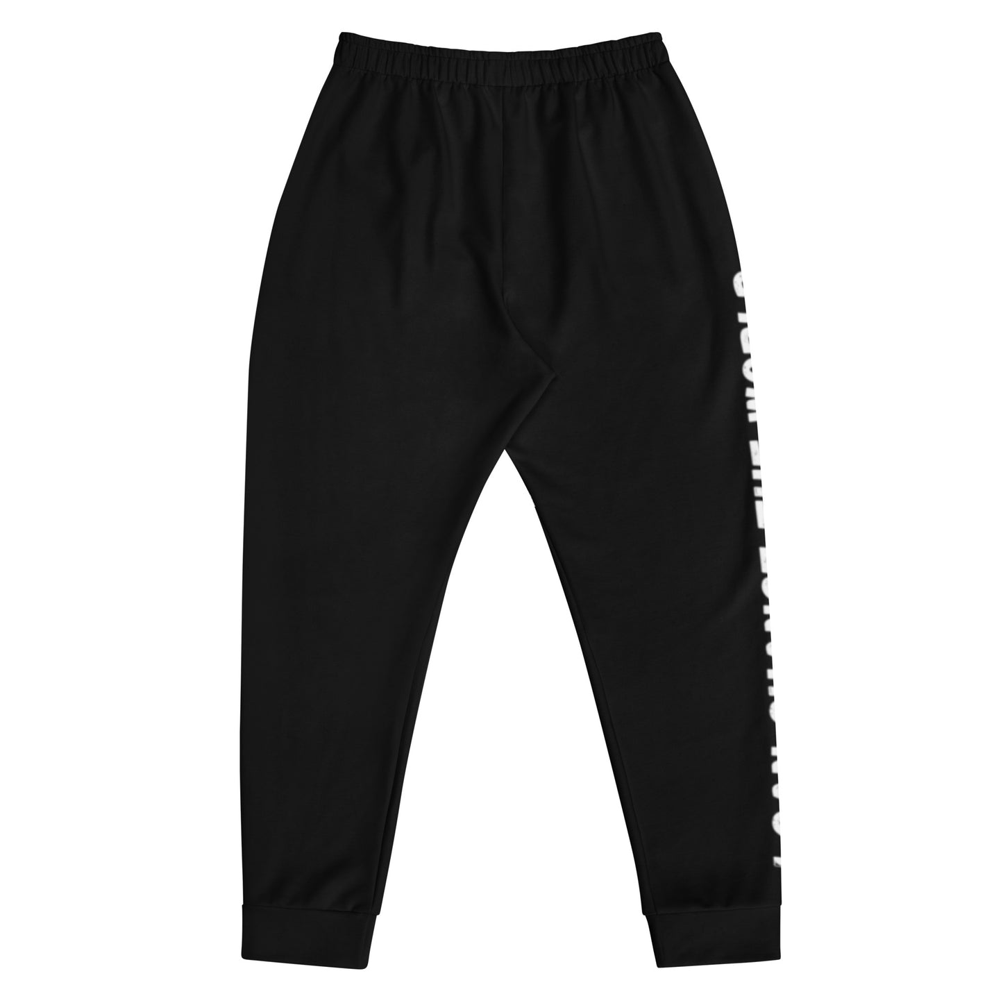 I Can Change The World - Black Men's Recycled Joggers