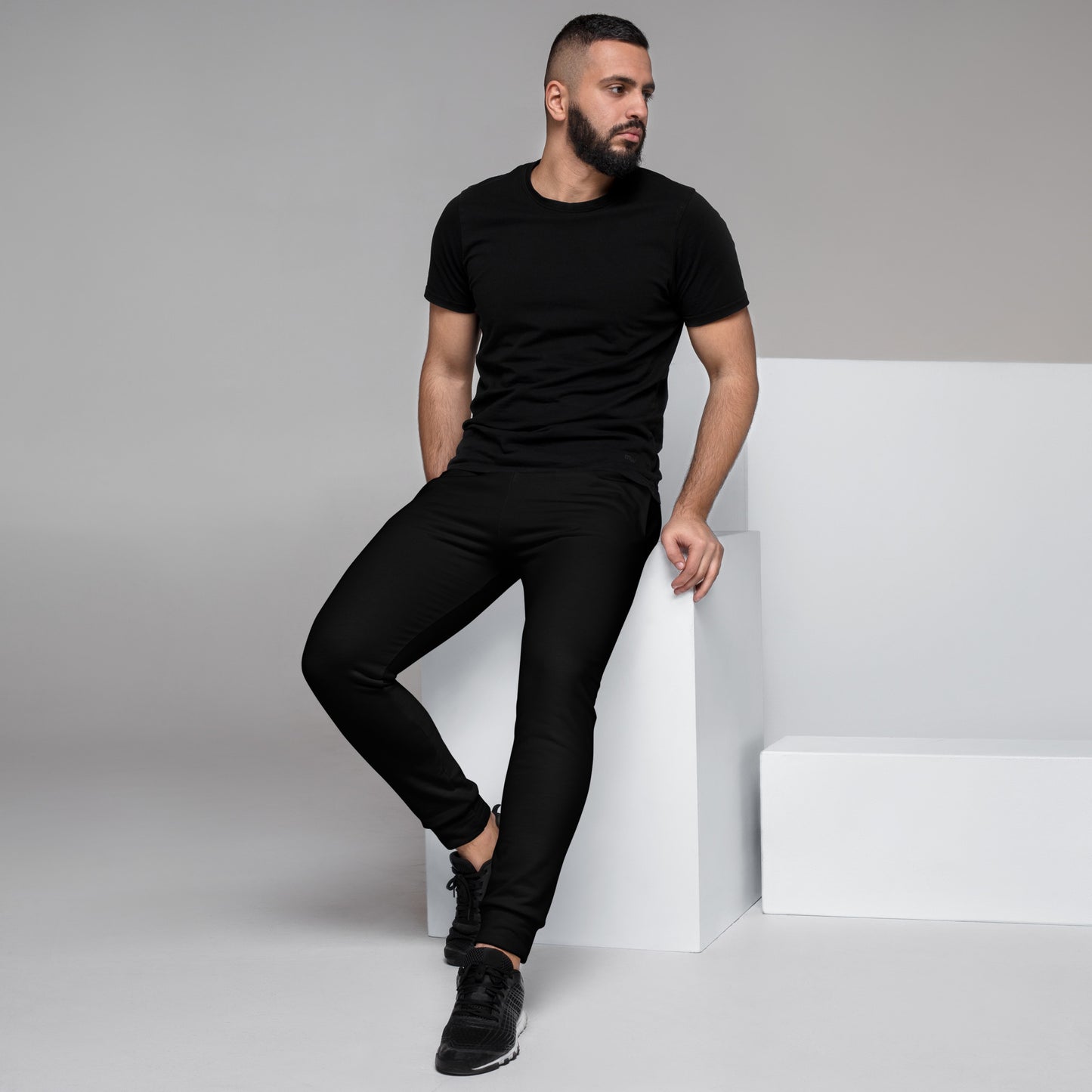 I Can Change The World - Black Men's Recycled Joggers