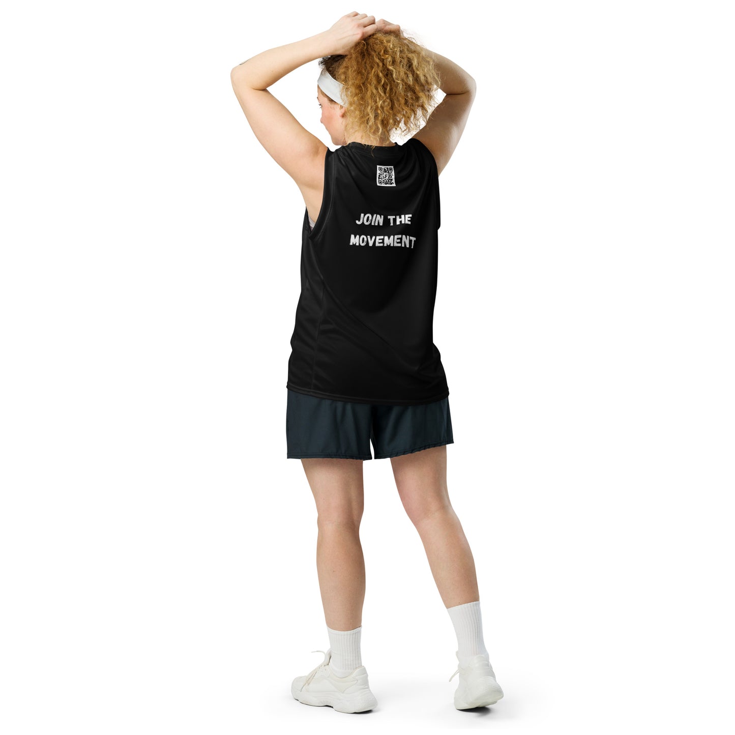 I Can Change The World - Black Recycled Unisex Sleeveless Jersey