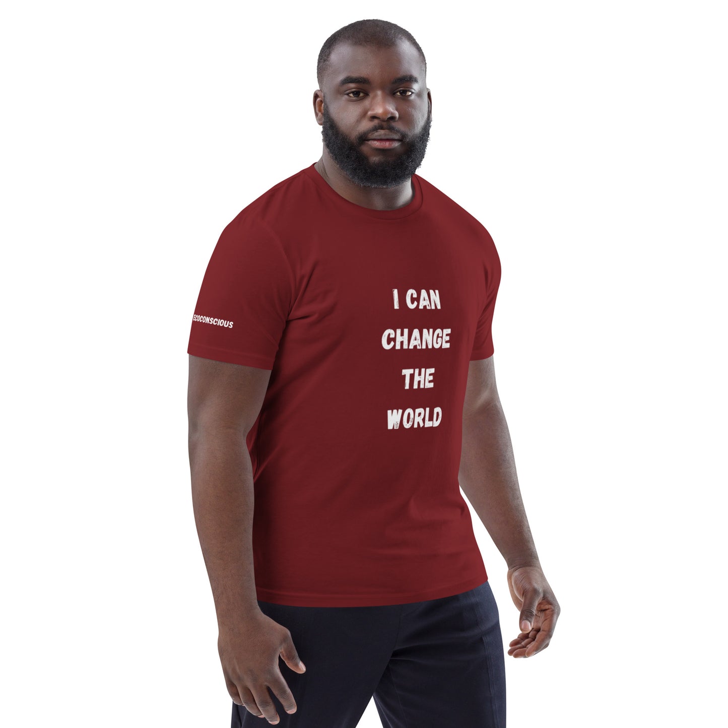 I Can Change The World - Multiple Colors Ecoconscious Unisex Organic Cotton T-Shirt