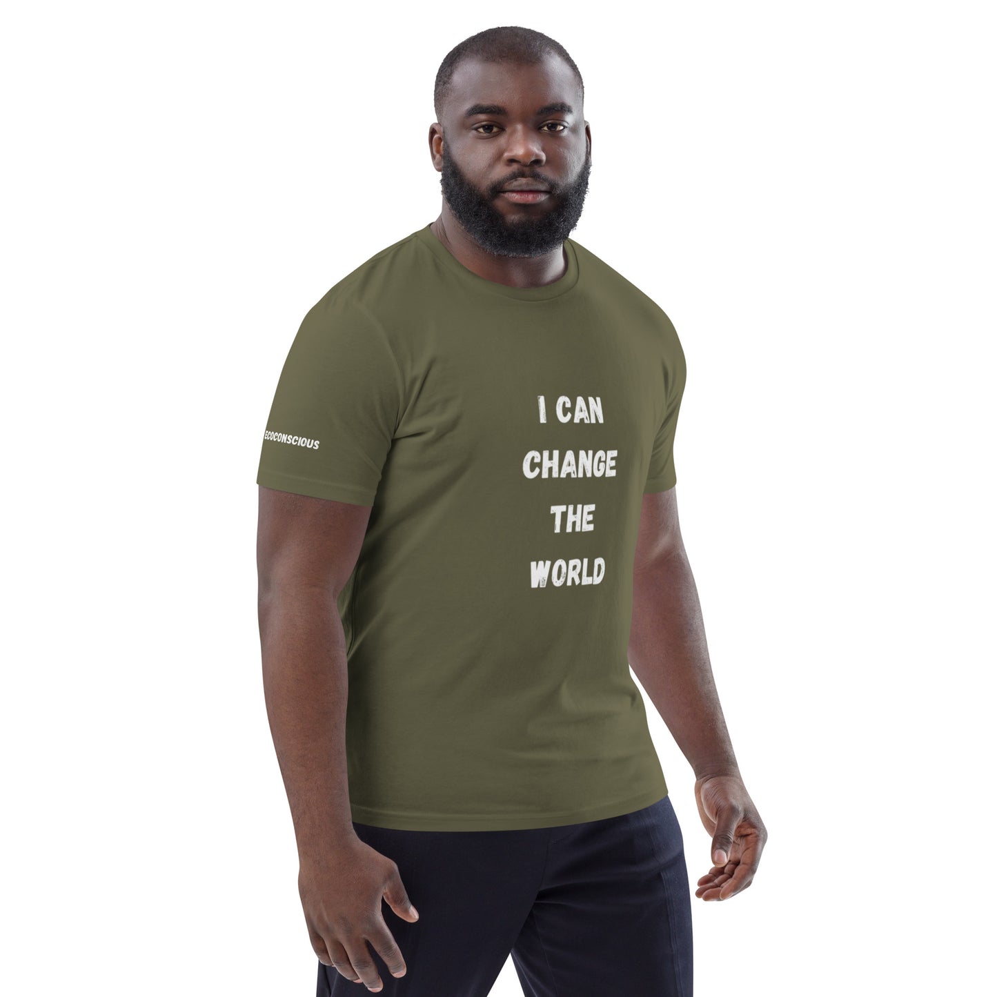 I Can Change The World - Multiple Colors Ecoconscious Unisex Organic Cotton T-Shirt