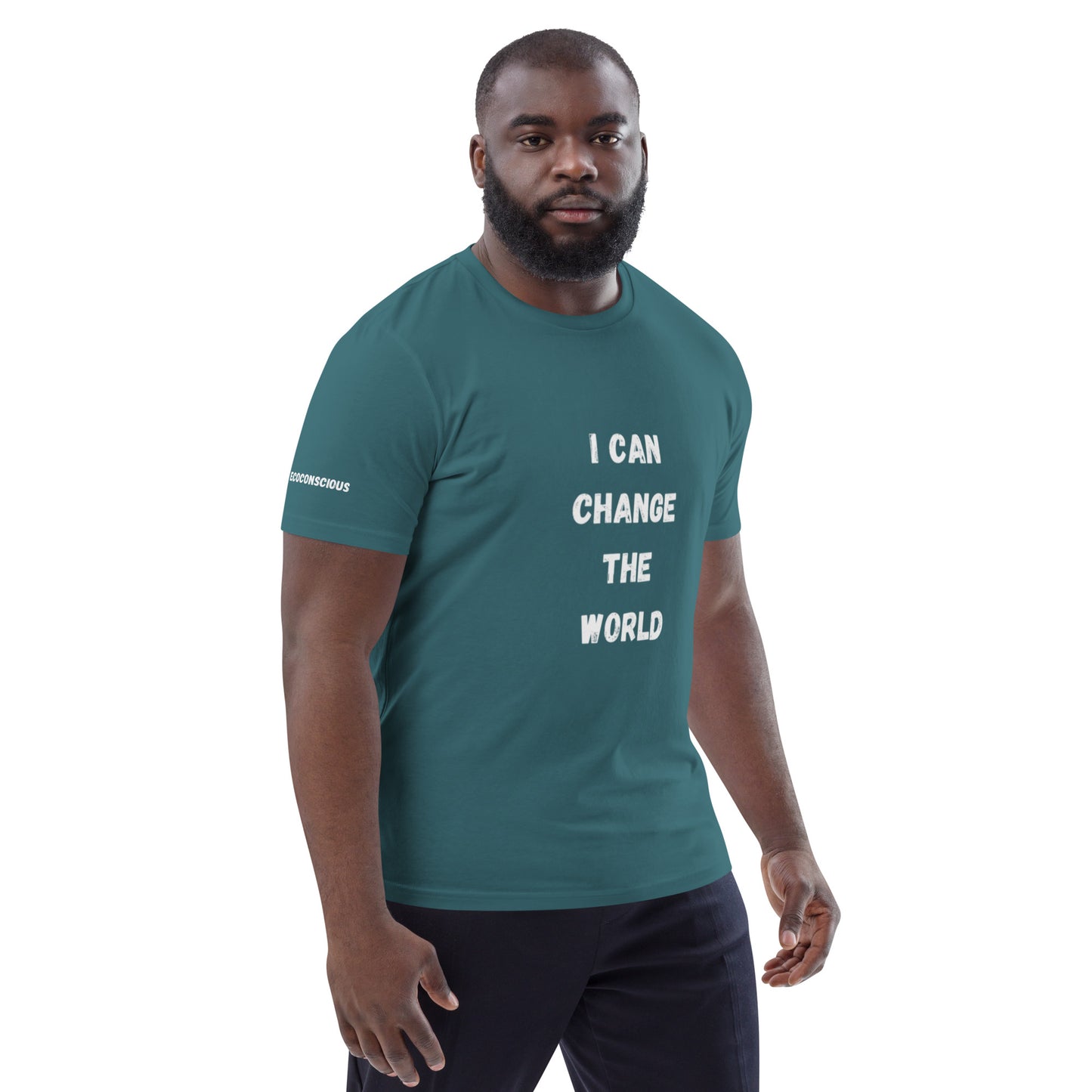 I Can Change The World - Multiple Colors Ecoconscious Unisex Organic Cotton T-Shirt