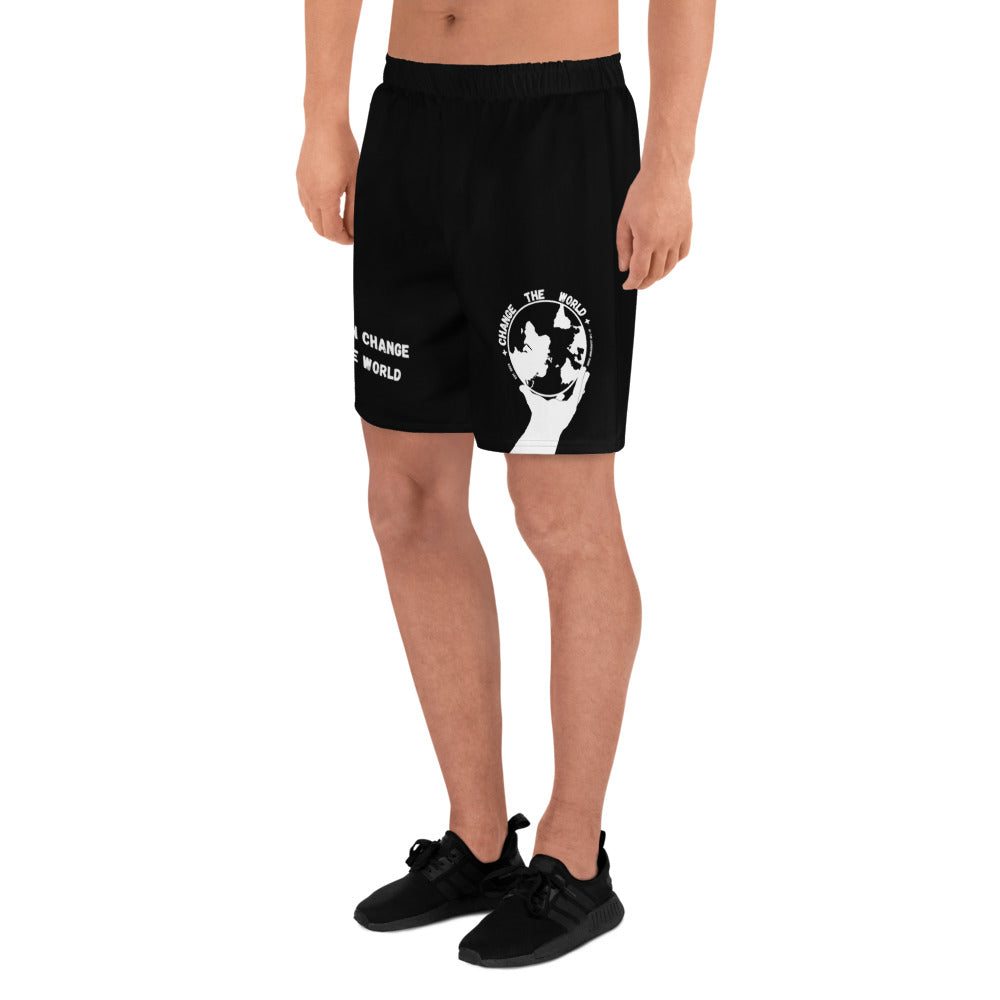 I Can Change The World - Black Men's Recycled Athletic Shorts