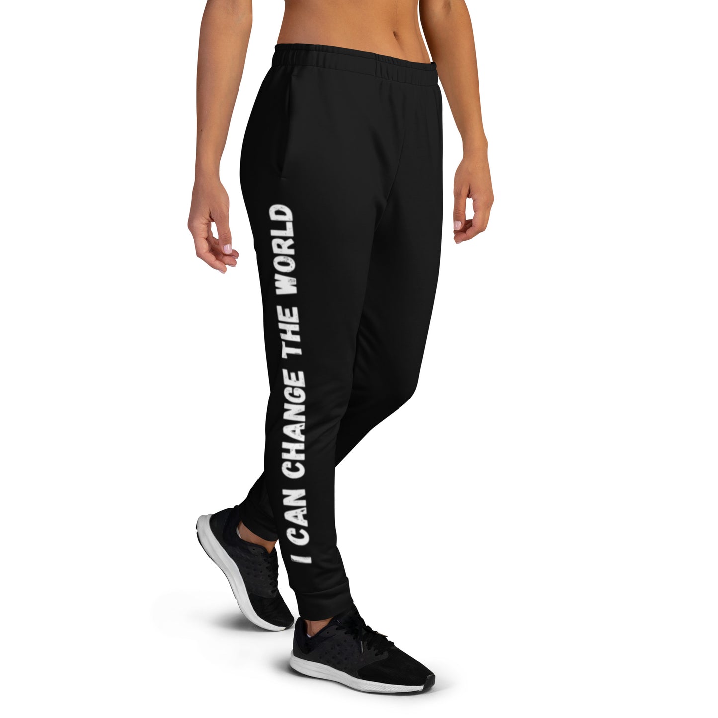 I Can Change The World - Black Women's Recycled Joggers