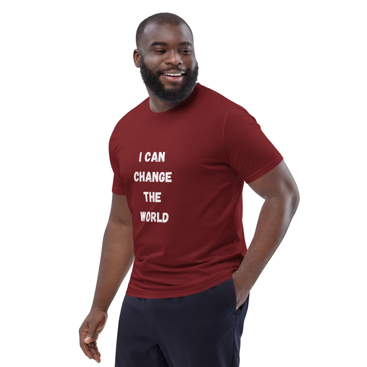 I Can Change The World - Multiple Colors Ecoconscious Unisex Organic Cotton T-Shirt